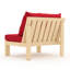 Chaise de patio avec coussins Sunbrella Sehrish-901313796