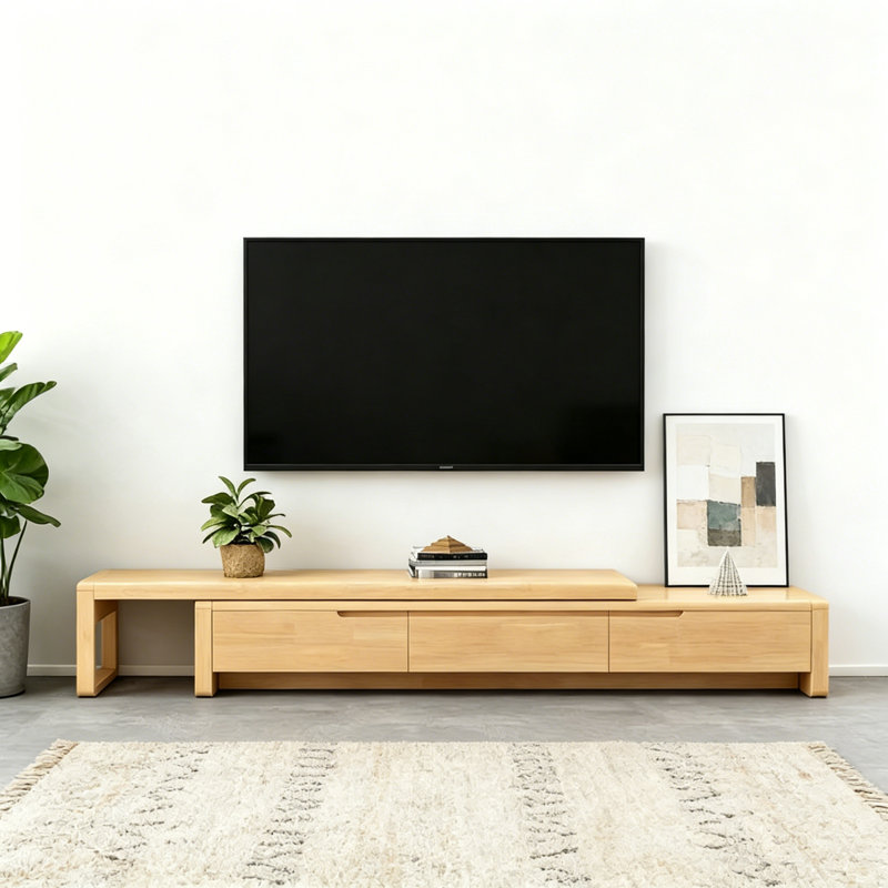 Meuble télé moderne et simple Burlywood