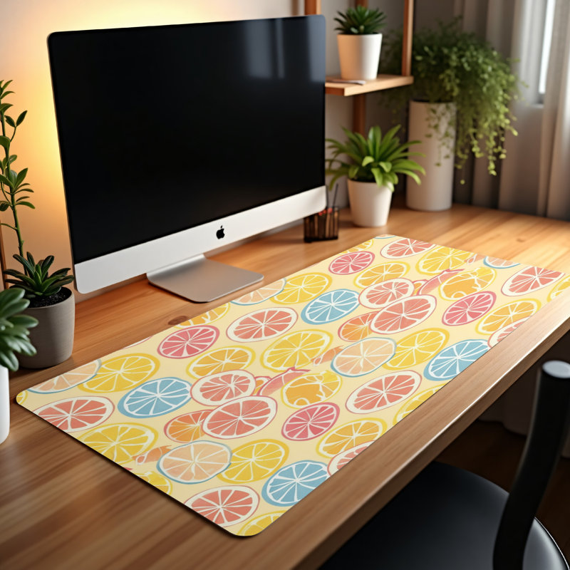 Polyester Desk Pad, 31.5x15.5