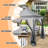 12x12FT Pop Up Gazebo Canopy Tent Outdoor Waterproof Upgrade Portable Gazebo with Mosquito Nettings and Carry Bag for Patio Garden Lawn-108586365