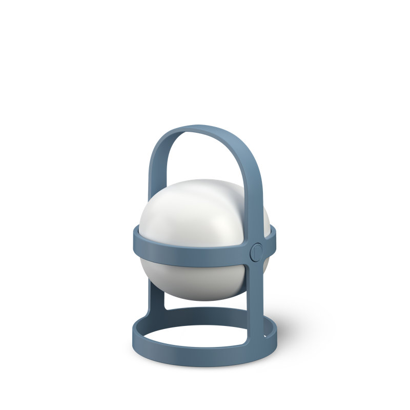 Blé doux solaire circulaire, H 7,3 po x l 4,7 po x P 4,7 po, Bleu ciel
