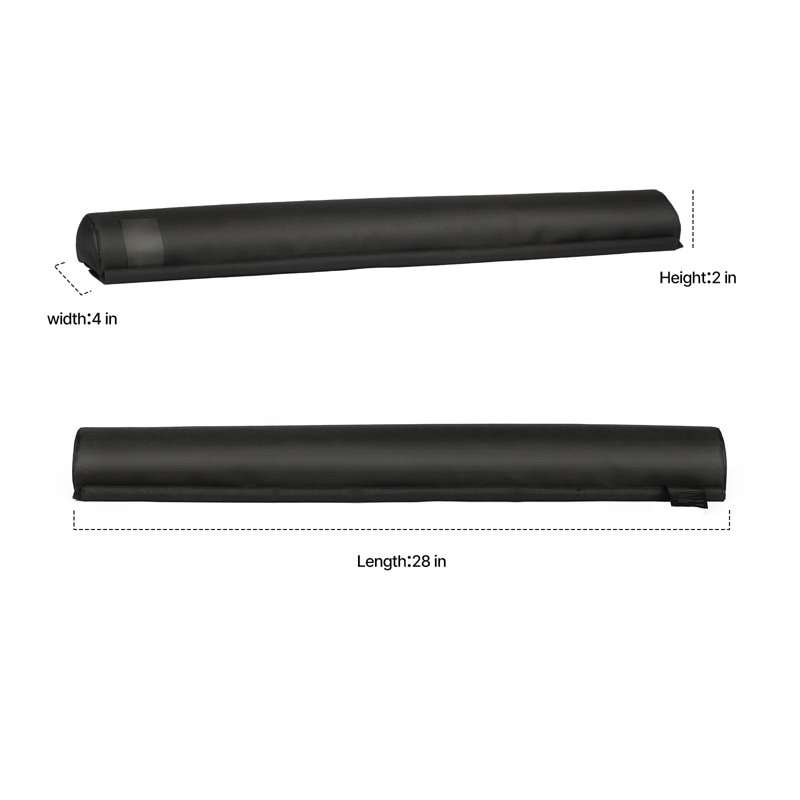 Coussins de toit pour barre de toit d'une capacité de charge de 88 lb