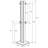 Rawlins Walnut Engineered Wood Coat Rack