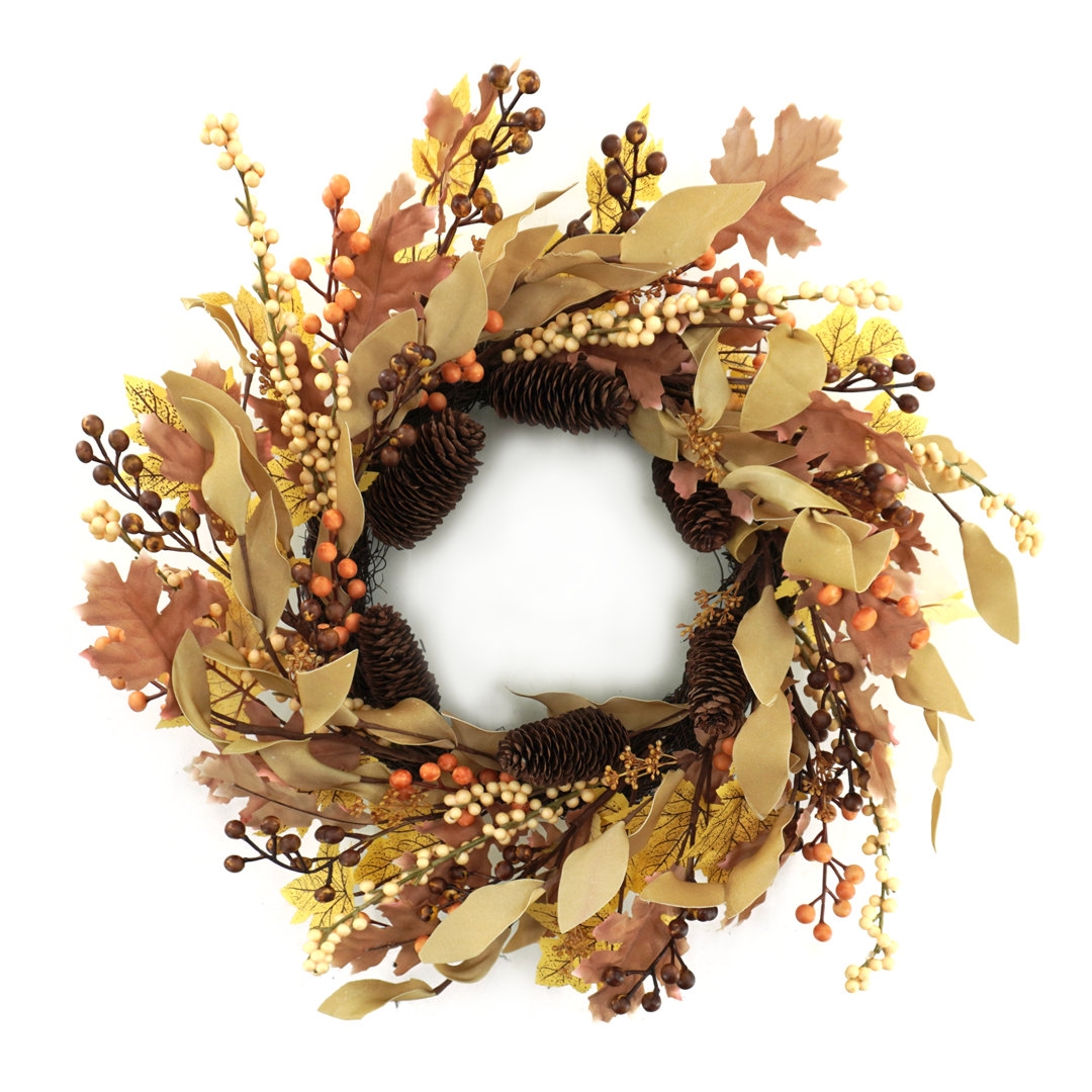 Handcrafted Faux 22'' Wreath Ophelia & Co.