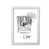 White Grain Frame