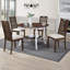 Ensemble de table ronde avec 1 table et 4 chaises