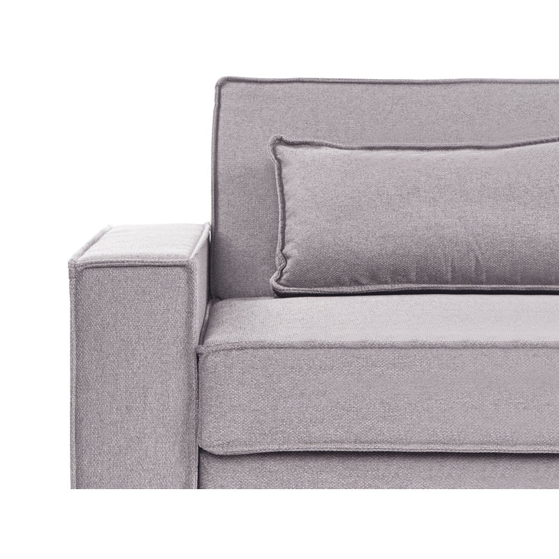 3 Seater Fabric Sofa Bed, Grey, Fabric