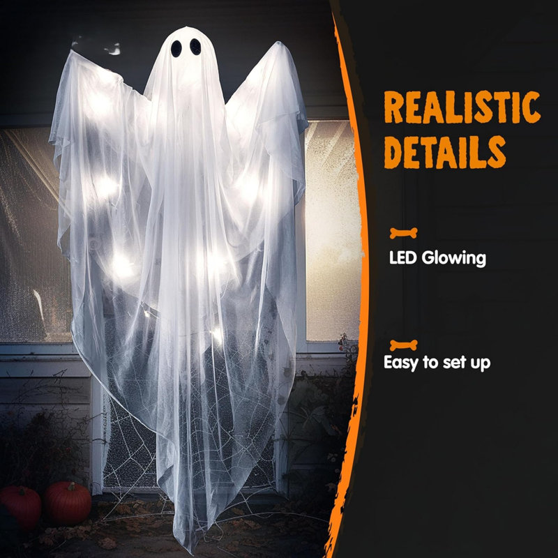 Halloween Ghost Stuffed Holiday Accent