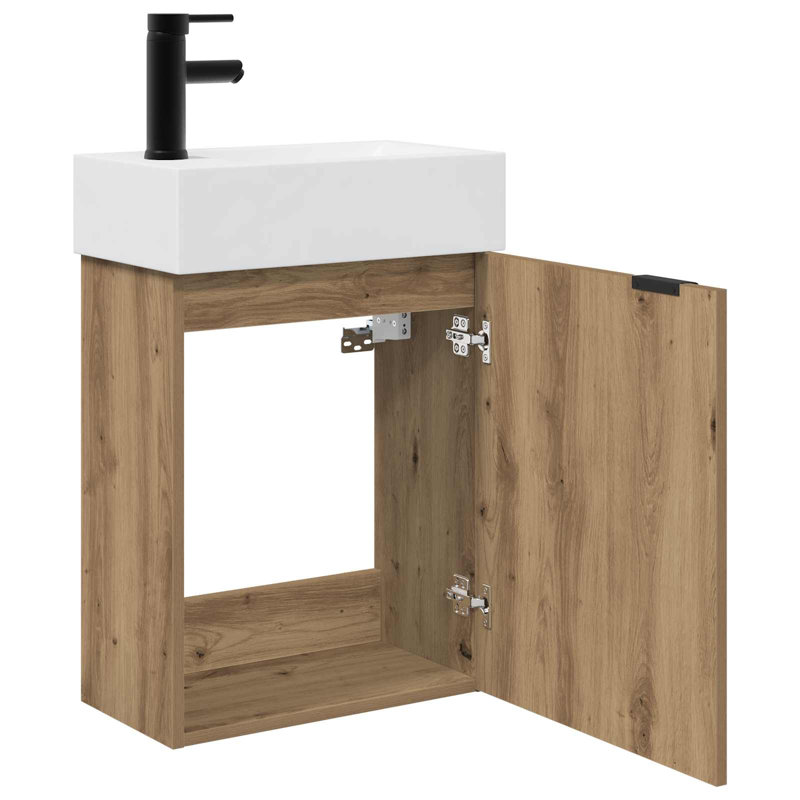 455 mm Bathroom Vanity, Artisan Oak