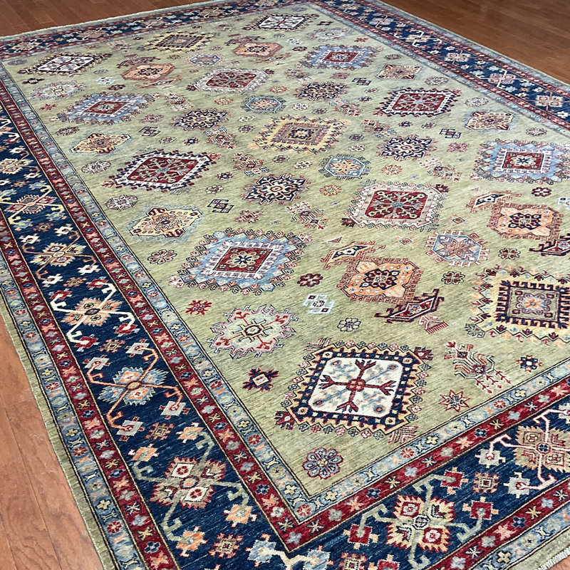 Tapis rectangulaire en laine 8 pi 10 po x 12 pi 2 po