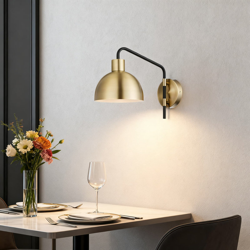 Applique murale enfichable ou câblée avec interrupteur en ligne, design industriel rétro pour la chambre à coucher, la cuisine et la lecture