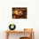 Père Noël atelier, art mural sur toile