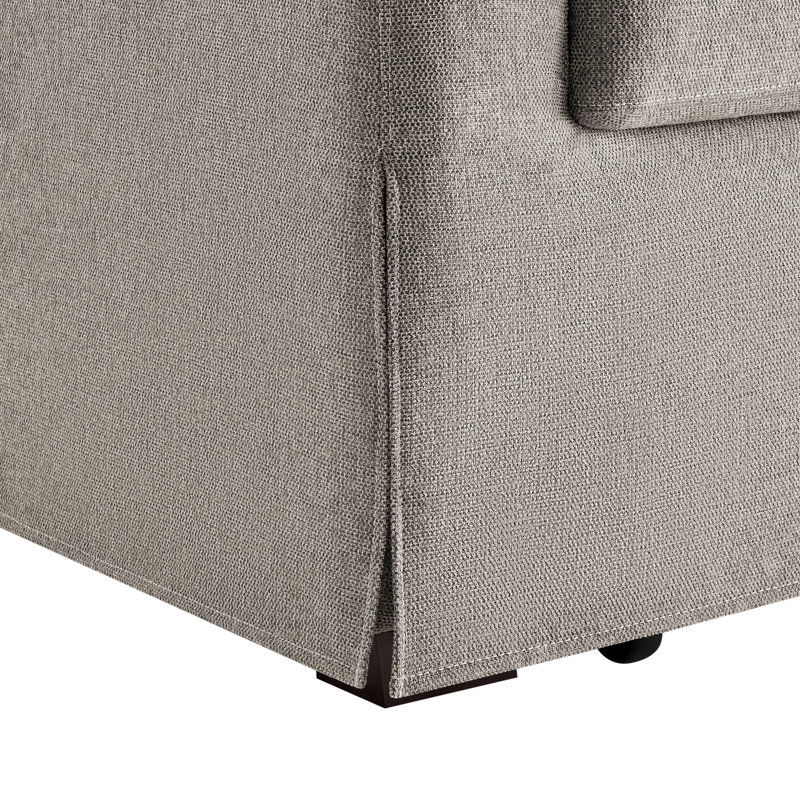 Serta Harvey 90.6" Queen Convertible Sofa Sleeper, Flax