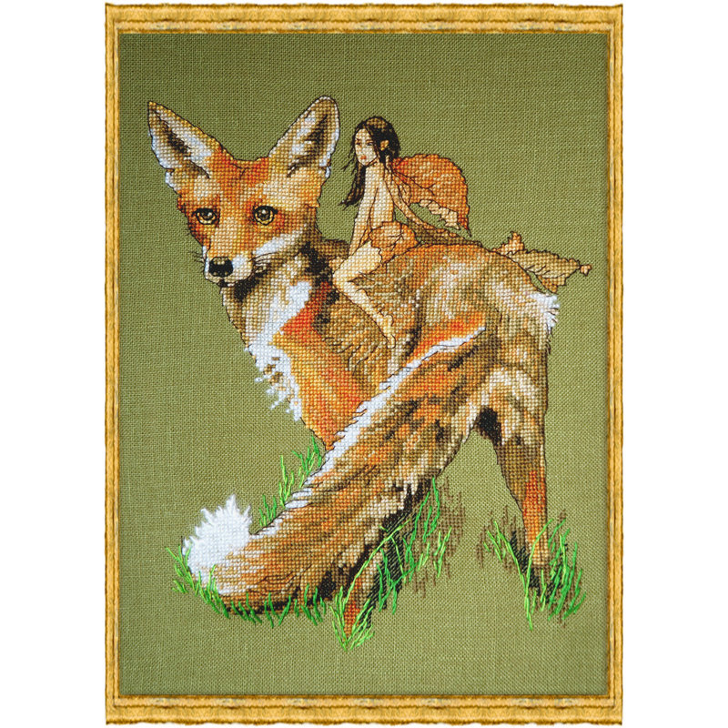 Fox, the Red 108-A049 K au point de croix compté