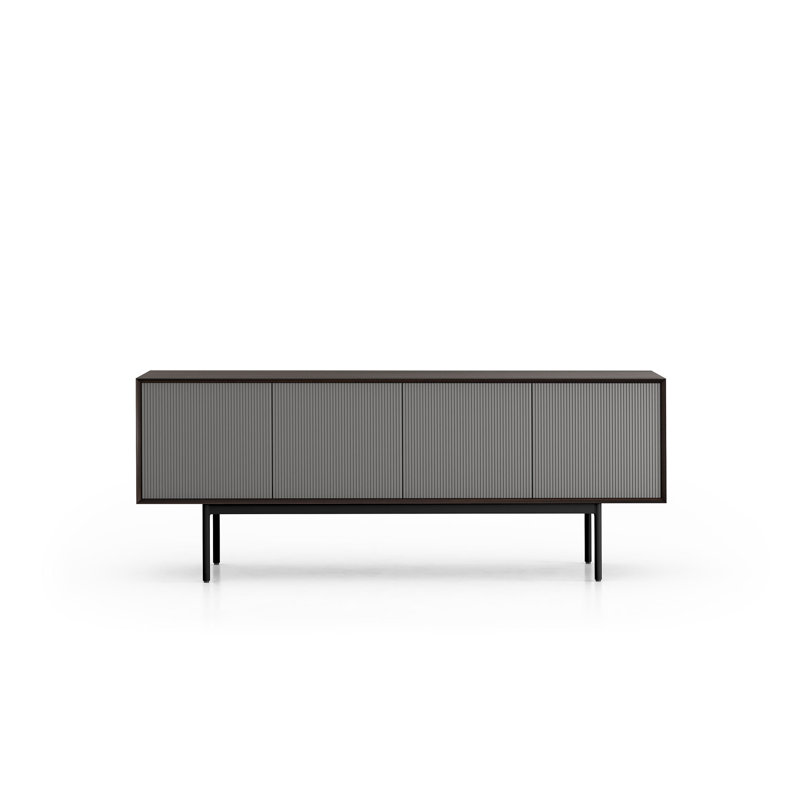 Buffet Samyla de 87 po de largeur, Chêne fumé