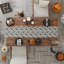 Halloween Decorations - Bats Spider Web Table Runner | Halloween Party Favors for Indoor Outdoor - Halloween Decor Supplies Backdrop Tablecloth for Home Office Kitchen