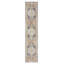 Tapis de couloir oriental bleu 8 pi