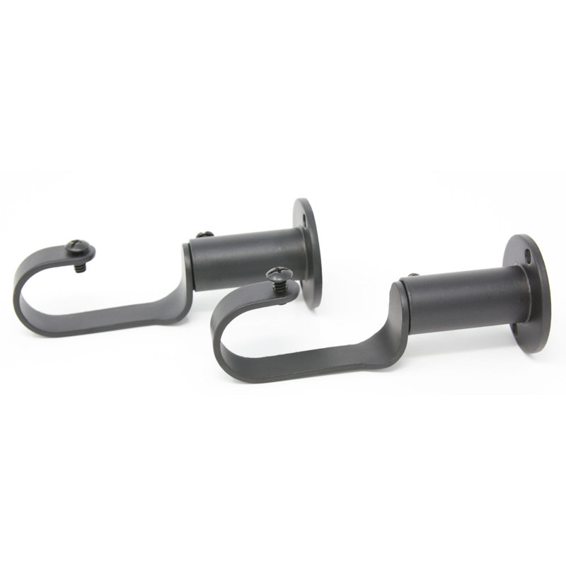 Pflugerville Zinc Cast Mounting Bracket, Black