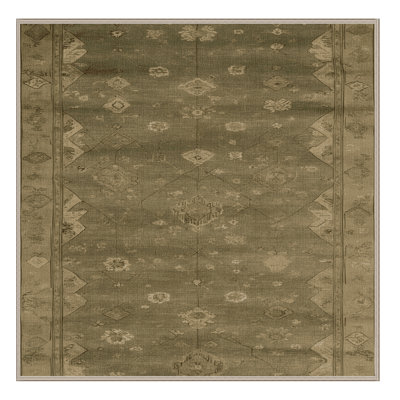 Tapis brun lavable à la machine