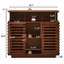 Buffet Farmhouse avec portes coulissantes et tablette réglable-129514696