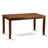 5 Piece Modern Dining Table Set Includes a Rectangle Wooden Table and 4 Dining Room Chairs, Mahogany
