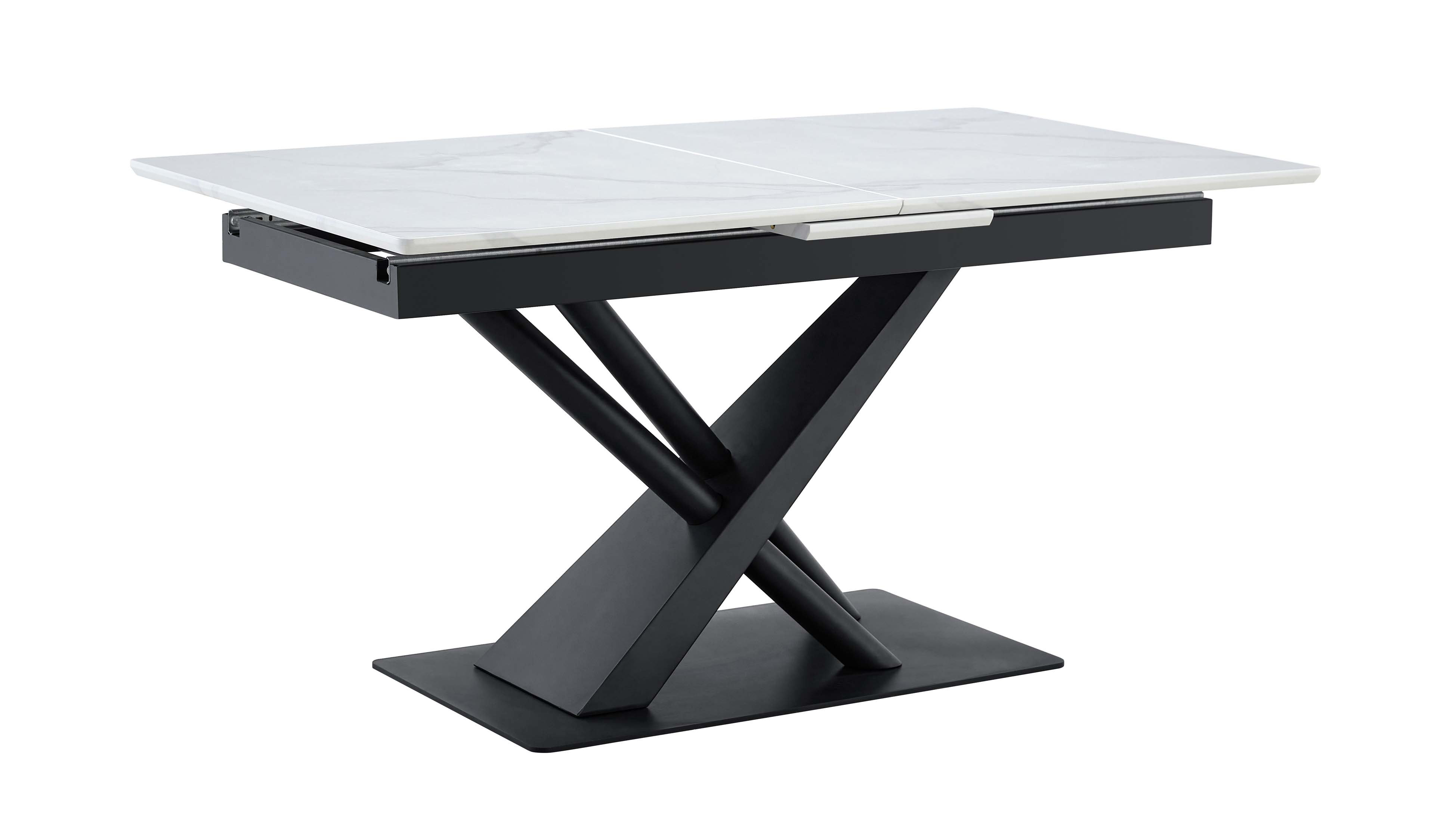 Wrought Studio™ Modern Dining Table With Marble Mdf Veneer Paper ...