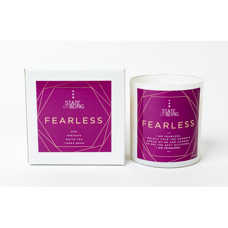 Bougie en pot parfumée Fearless Affirmation
