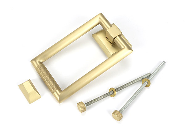 Brompton Door Knocker, Satin Brass