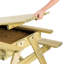 Kids Solid Wood Rectangular Outdoor Table Or Chair and Chair Set