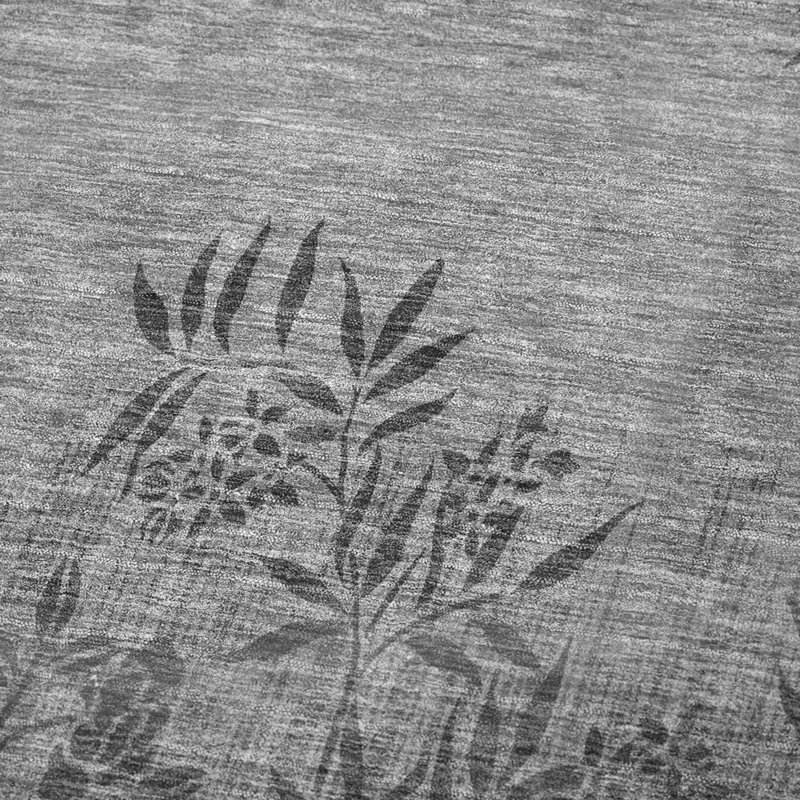 Jeté floral Sherpa ASB673 Addison, Étain