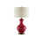 Rouge / laiton antique