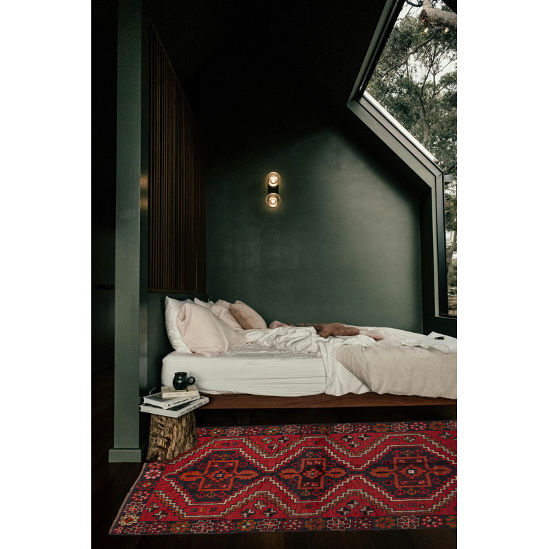 Rizbaft Red Rug 3'4" x 6'6"