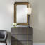 Miroir ibis en laiton antique