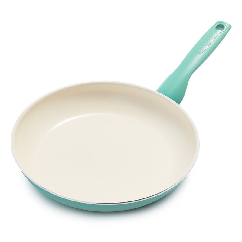 GreenPan Rio Healthy Ceramic Nonstick Frying Pan, 12" W, Turquoise
