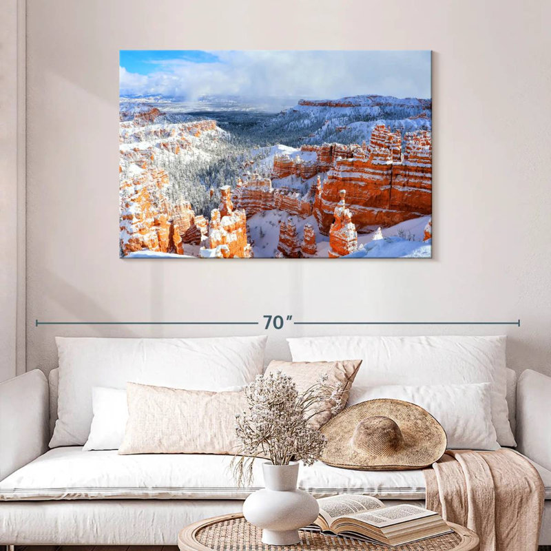 Hiver à Bryce Canyon, H 30 po x l 45 po