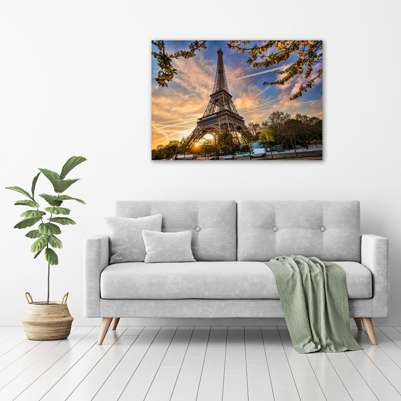 Eiffel Tower Paris - Wrapped Canvas Print