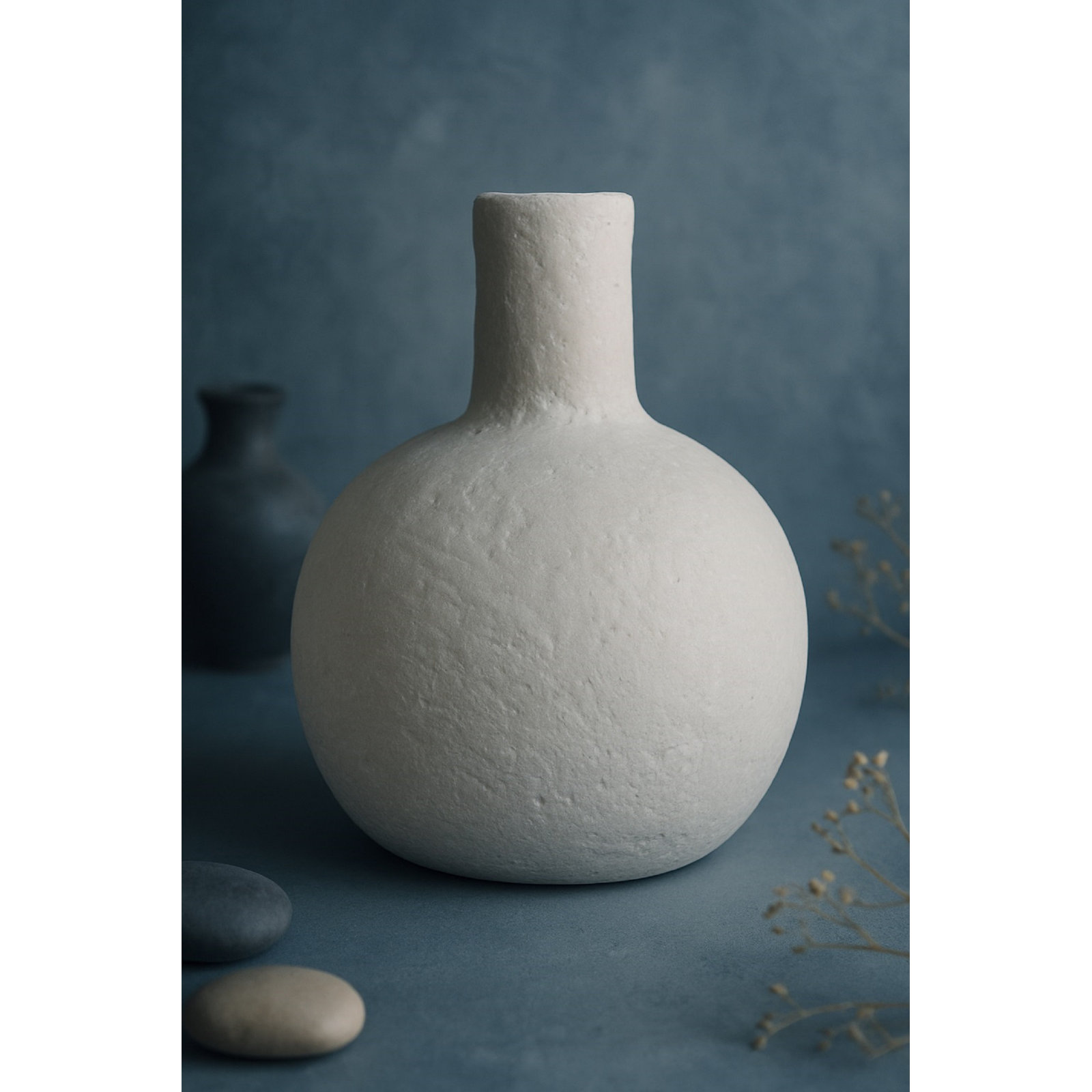 10.63'' Terracotta Table Vase