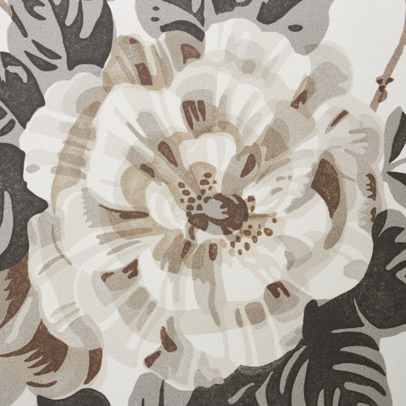 Papier peint Schumacher x Veere Grenney Betty, Anthracite