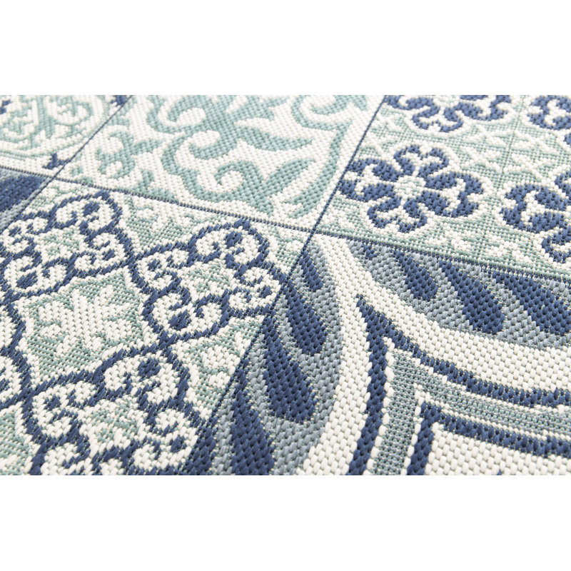 Runner Palermo Ikat 80cm X 200cm Indoor / Outdoor Area Rug
