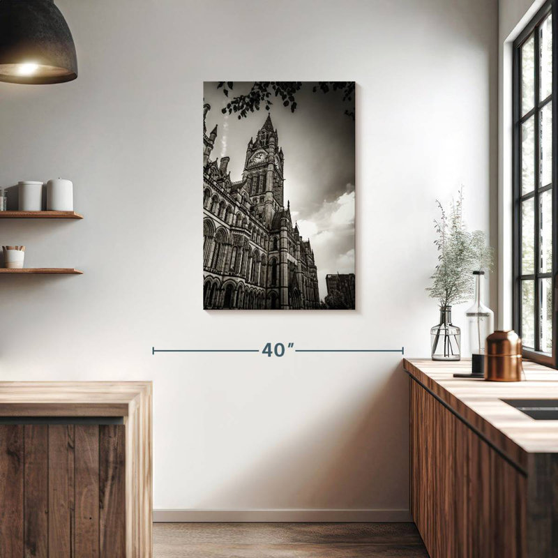 Lilie Manchester Town Hall Building, 36" H x 24" W