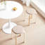 Ensemble de 4 tabourets empilables, chaises rondes sans dossier pour la salle à manger, la cuisine et la salle de classe-1872306012
