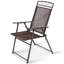 Chaise de patio pliante en tissu