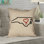 Housse de coussin Katelyn Smith North Carolina Love Outline