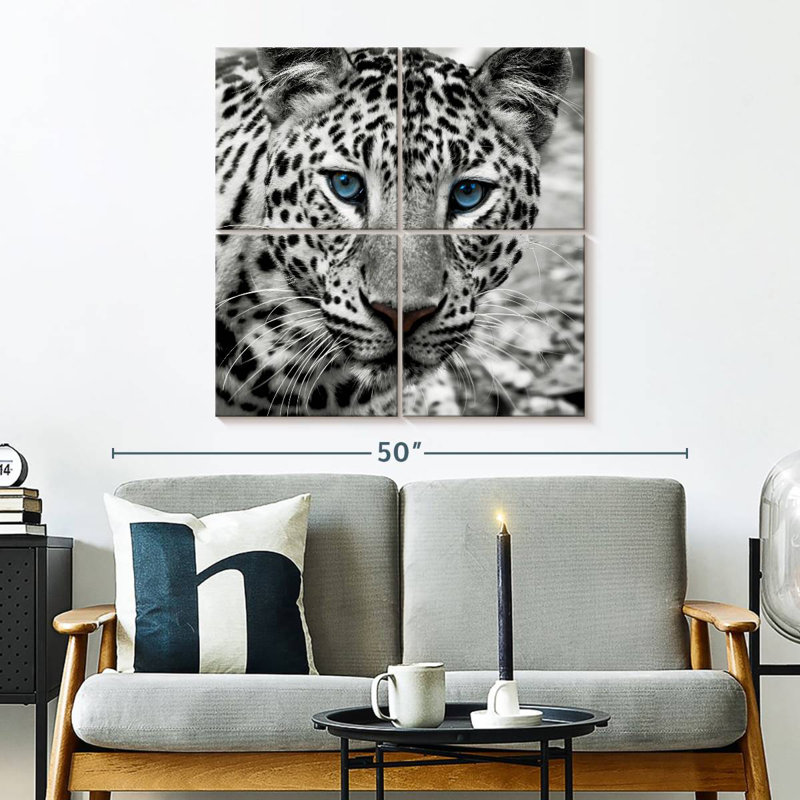 Leopard Brampt, H 32 po x l 32 po