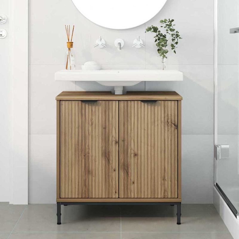 60.5cm Bathroom Vanity Base Only, Artisan Oak
