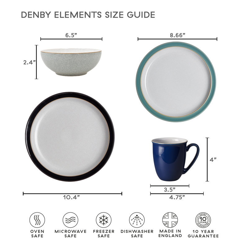 Elements Handmade Stoneware Coffee Mug, Black