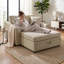 Canapé moderne 53,5 po avec rangement caché, canapé en velours flocon de neige et 2 coussins pour la chambre à coucher et le salon-1908034428