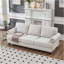 Canapé rembourré en polyester de style moderne et classique avec clous pour salon 2 + 3 places.-121041518