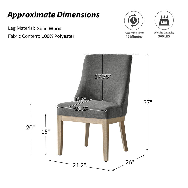 Chaise en bois massif Albertina Farmhouse, 6, Moss
