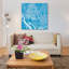 Washington D.C. Urban Map (Blue) 1 Piece Wall Art on Canvas-50005287